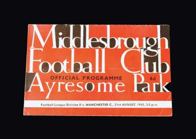 Middlesbrough v Man City 21.08.1965