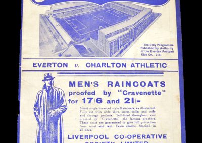 Everton v Charlton 17.04.1937