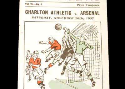 Charlton v Arsenal 20.11.1937