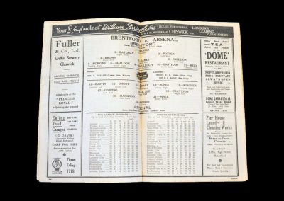 Brentford v Arsenal 18.04.1938