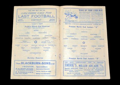 Preston Juniors A v Preston Juniors B 07.05.1938 (Tom Finney takes a bow)