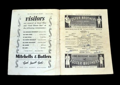Aston Vila v Arsenal 28.01.1939