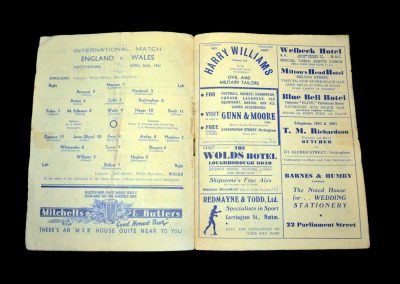England v Wales 26.04.1941
