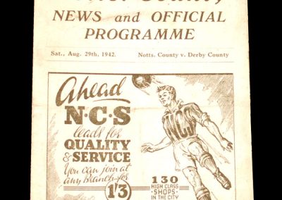 Notts County v Derby 29.08.1942