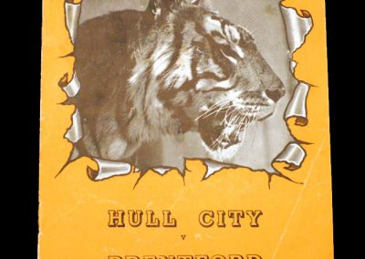 Hull v Brentford 30.08.1952