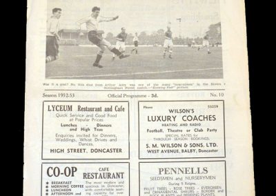 Doncaster v Brentford 04.10.1952