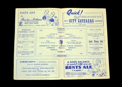 Everton v Brentford 07.02.1953