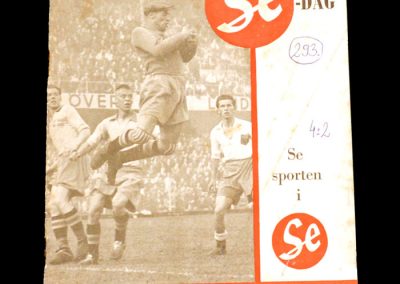 Sweden v Hungary 05.07.1953