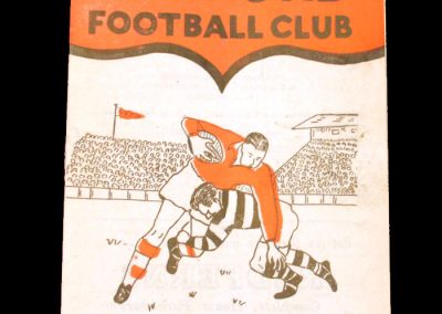 Salford v Warrington 02.04.1955 (Rugby League)