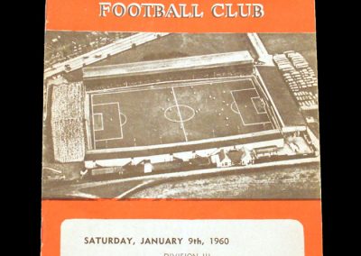 Swindon v Brentford 09.01.1960