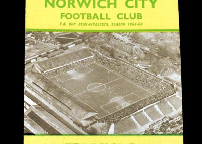 Norwich v Brentford 13.02.1960