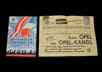 Austria v France 27.03.1960