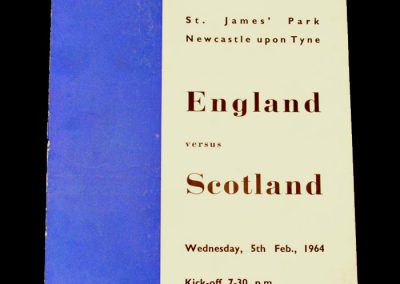England v Scotland 05.02.1964 (Under 23)