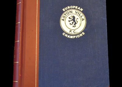 Aston Villa 1981/1982 Season Bound Volume (front cover)