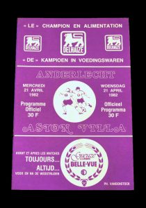 Anderlecht v Aston Villa 21.04.1982 - Semi Final 2nd Leg (0-0)