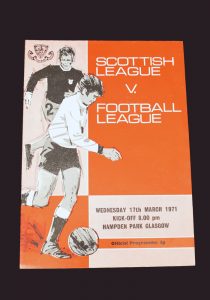Scottish League v English League 17.03.1971