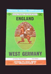 England v West Germany 29.04.1972