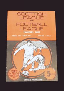Scottish League v English League 27.03.1973