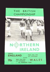 Northern Ireland v England 17.05.1975