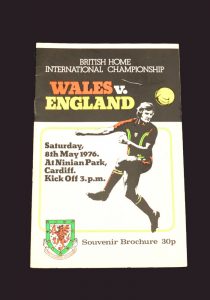 Wales v England 08.05.1976
