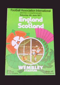 England v Scotland 04.06.1977