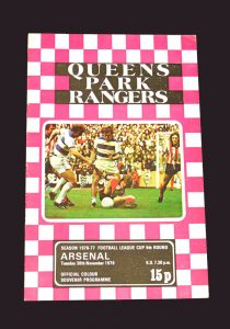QPR v Arsenal 30.11.1976 - postponed