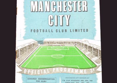 Man City v Wolves 23.11.1957