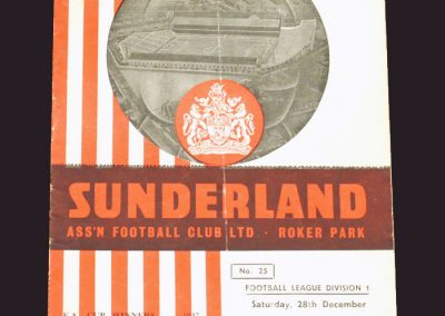 Sunderland v Wolves 28.12.1957