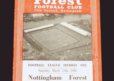 Notts Forest v Wolves 15.03.1958