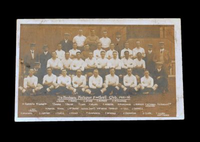 Spurs squad photo card 1911/1912