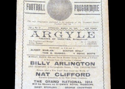 Tranmere v Chester 28.03.1914