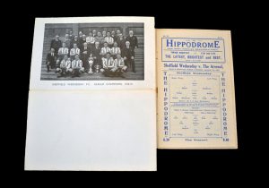 Sheff Wed v Arsenal 07.09.1929