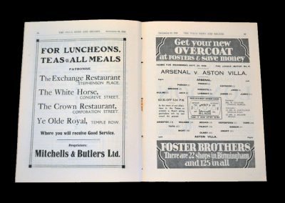 Aston Villa v Burnely 25.09.1929