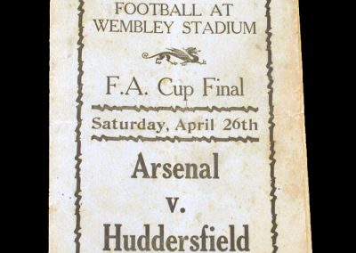 Arsenal v Huddersfield Town 26.04.1930 - FA Cup Final (Pirate)