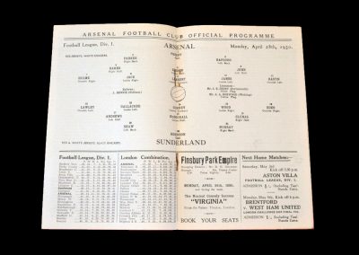 Arsenal v Sunderland 29.04.1930
