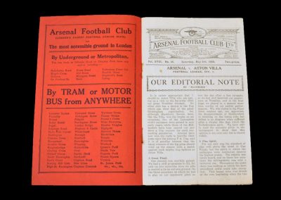 Arsenal v Aston Villa 03.05.1930