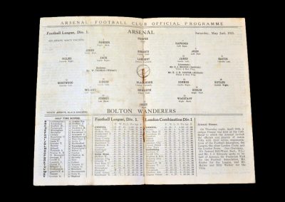 Arsenal v Bolton 02.05.1931