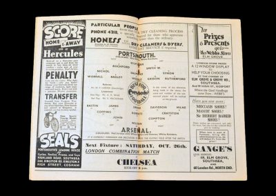 Portsmouth v Arsenal 19.10.1935