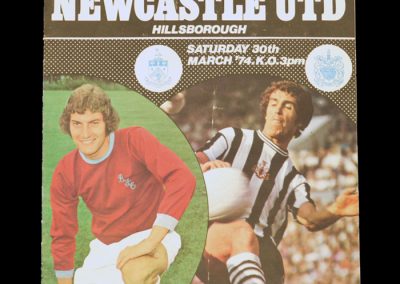 Newcastle v Burnley 30.03.1974 - FA Cup Semi Final