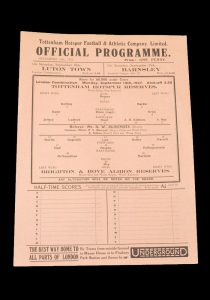 Spurs Reserves v Brighton Reserves 13.09.1937