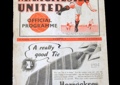 Man Utd v Arsenal 10.12.1938