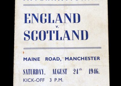 England v Scotland 24.08.1946 (Pirate)