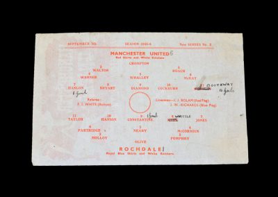 Man Utd v Rochedale 05.09.1945
