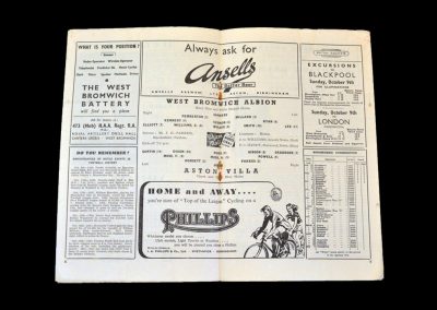 West Brom v Aston Villa 08.10.1949