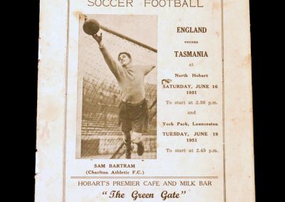 Tasmania v England 16.06.1951 & 19.06.1951