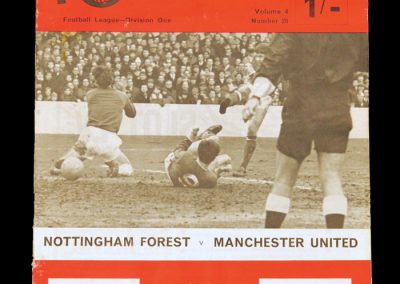 Notts Forest v Man Utd 31.03.1969