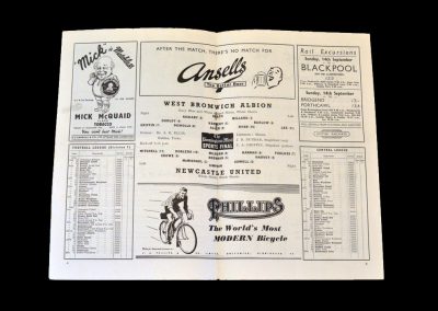 West Brom v Newcastle 27.08.1952
