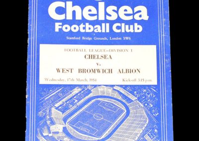 Chelsea v West Brom 17.03.1954