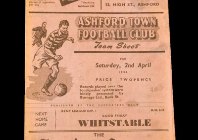 Ashford v Faversham 02.04.1955