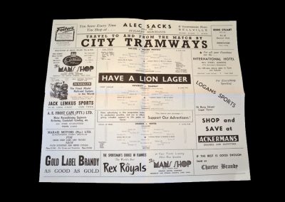 Western Province v South Africa 31.05.1956